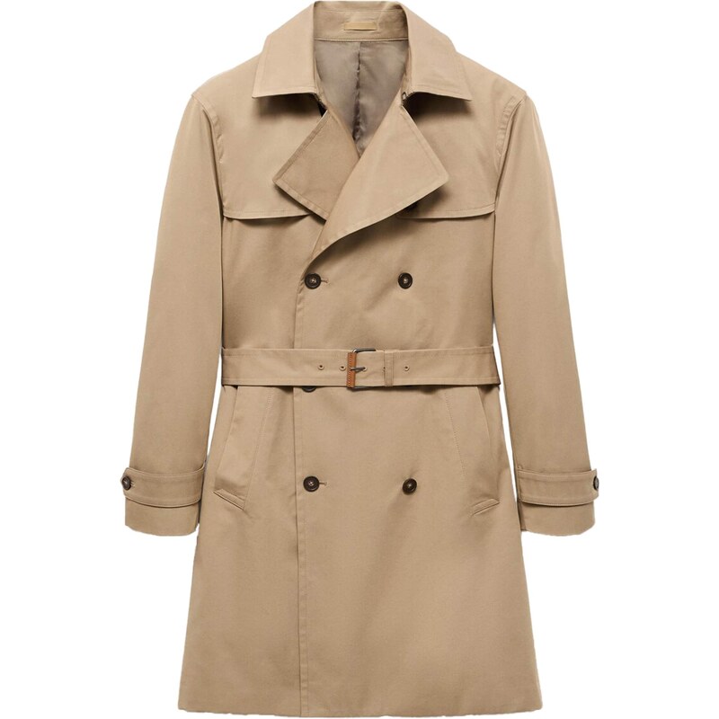 MANGO MAN Prechodný kabát béžová 67414689