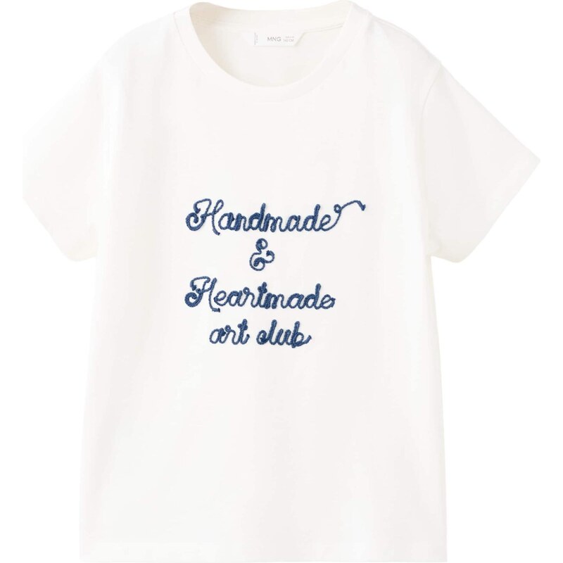 MANGO KIDS Tričko tmavomodrá / šedobiela 67414869