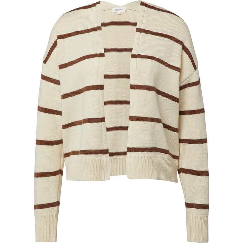 s.Oliver Kardigán šampanské / tmavohnedá 67414919