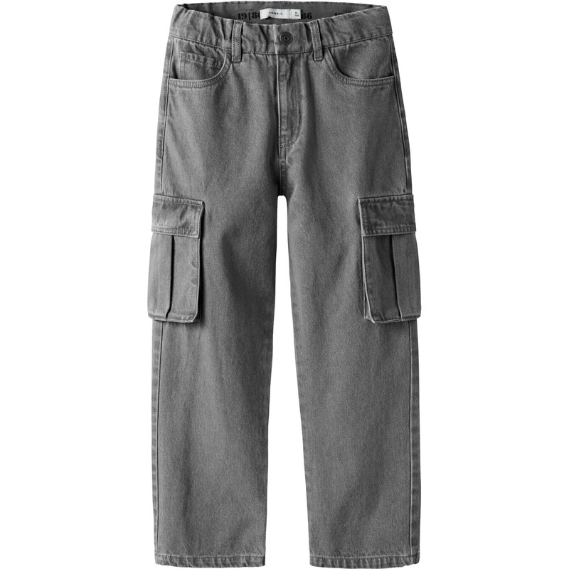 NAME IT Nohavice NKMRYAN sivý denim 67436699
