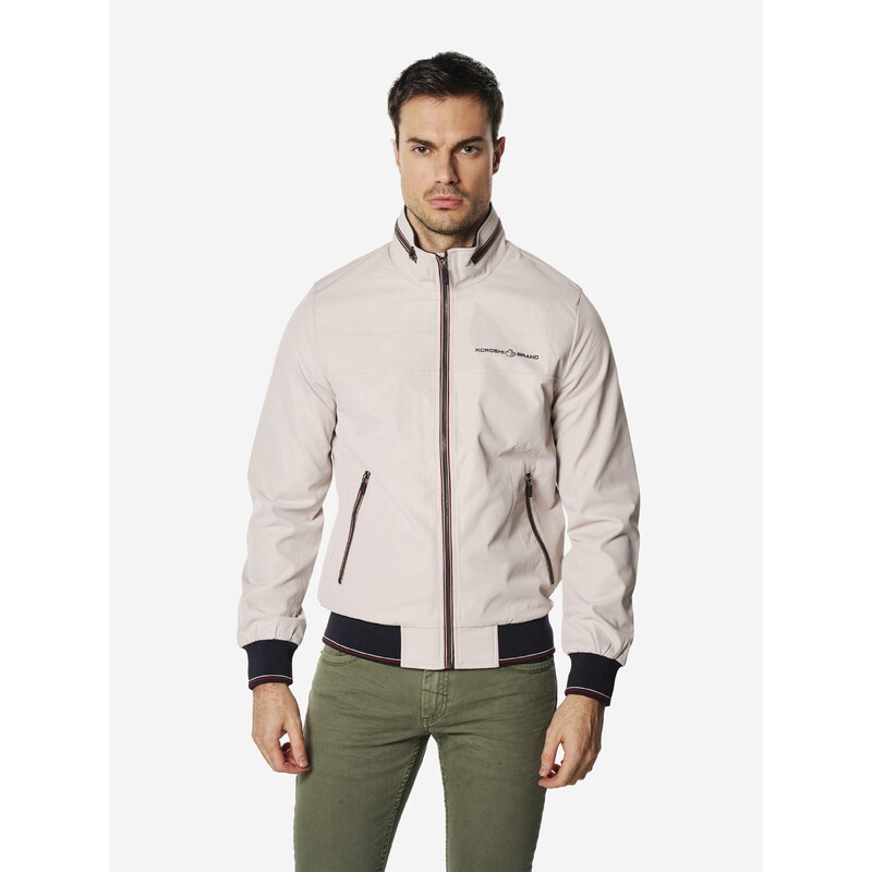 KOROSHI Prechodná bunda nebielená / čierna 67415046