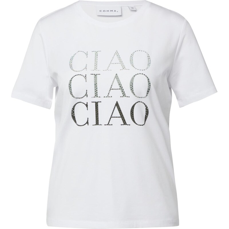 COMMA Tričko čierna / biela 67415050