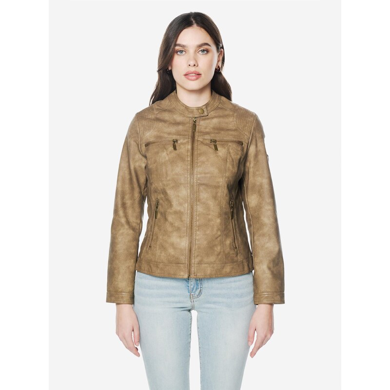 KOROSHI Prechodná bunda hnedá 67415055