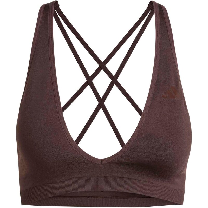 ADIDAS PERFORMANCE Športová podprsenka Essentials čokoládová 67415127