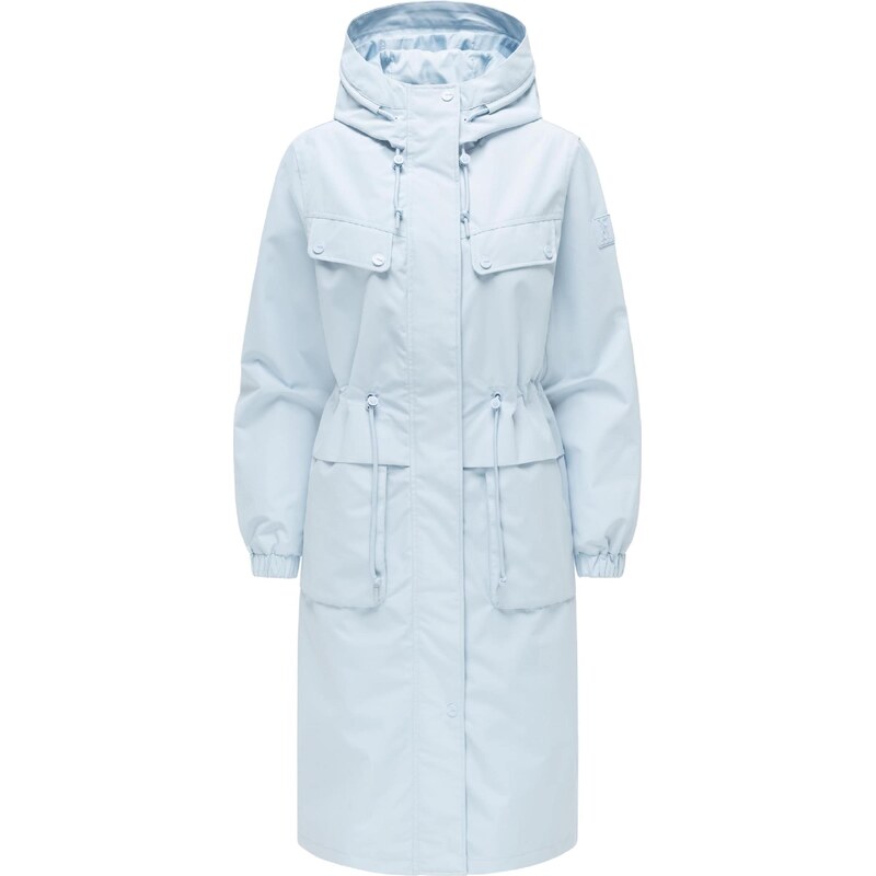 NAVAHOO Prechodný kabát Kirschwind 14 pastelovo modrá 67415226