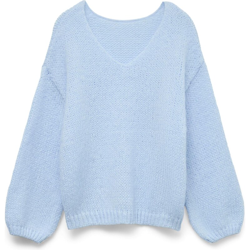 VERO MODA Oversize sveter VMMaybe svetlomodrá 67437047