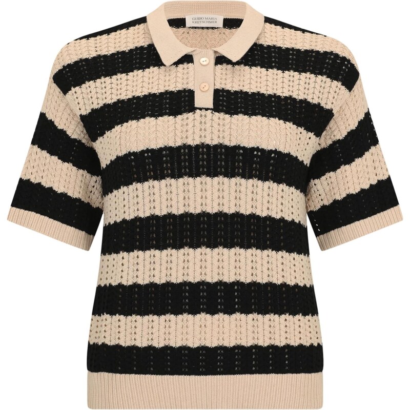 Guido Maria Kretschmer Curvy Sveter Darleen béžová / čierna 67415433