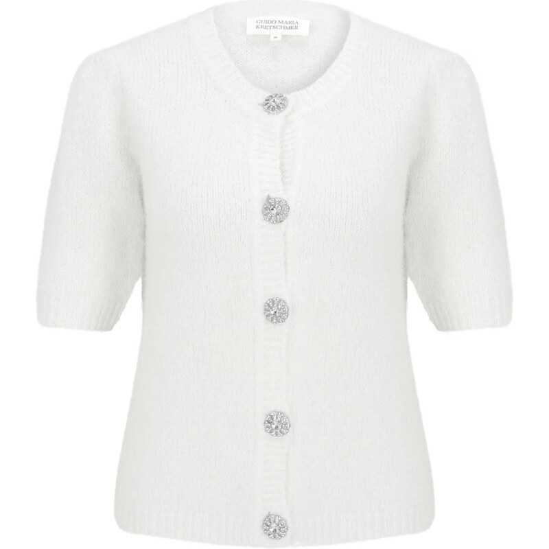 Guido Maria Kretschmer Women Kardigán Marle šedobiela 67415439