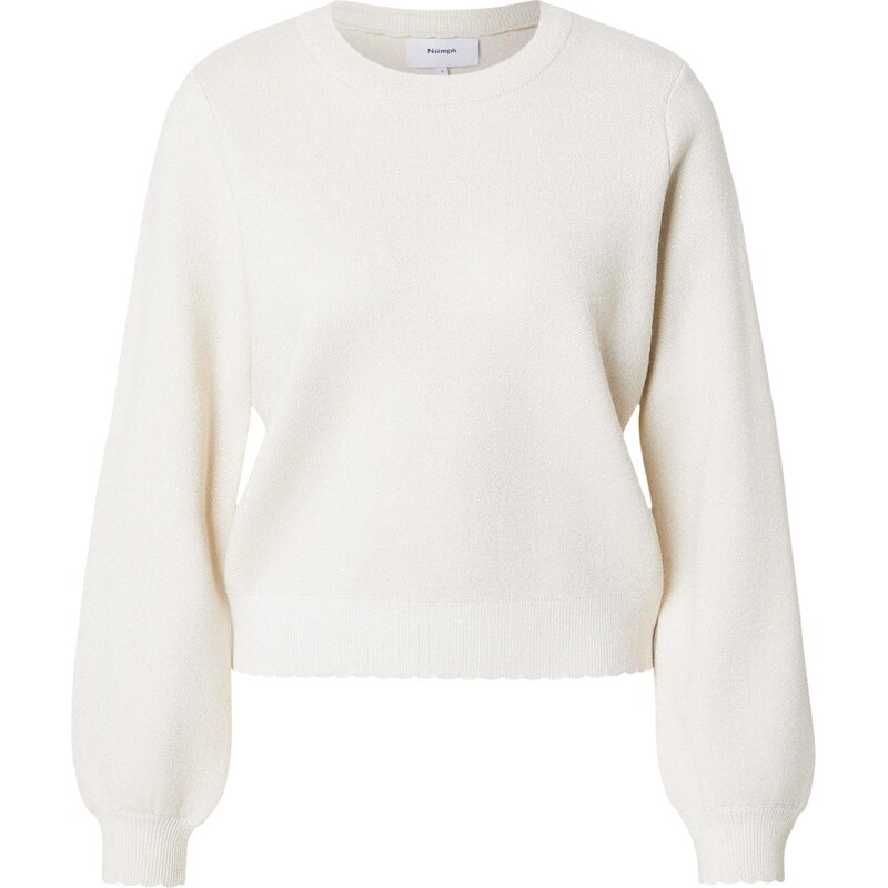 NÜMPH Sveter BIR SOLID slonová kosť 67415488