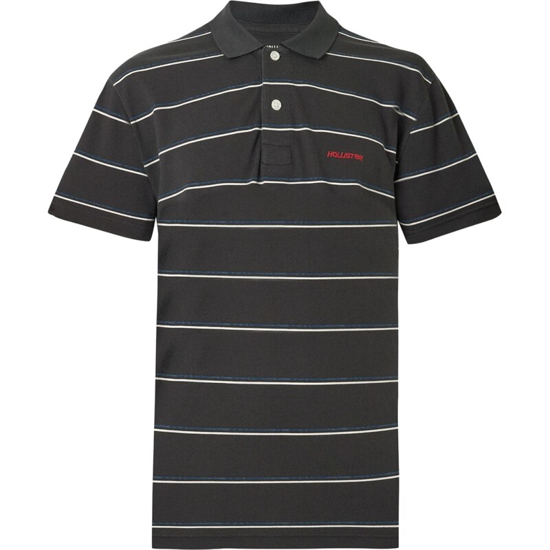 HOLLISTER Tričko modrá / námornícka modrá / červená / šedobiela 67415449