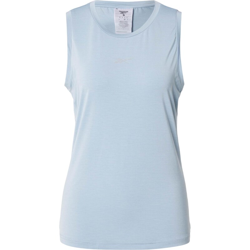 Reebok Športový top PAMELA svetlomodrá / strieborná 67415508