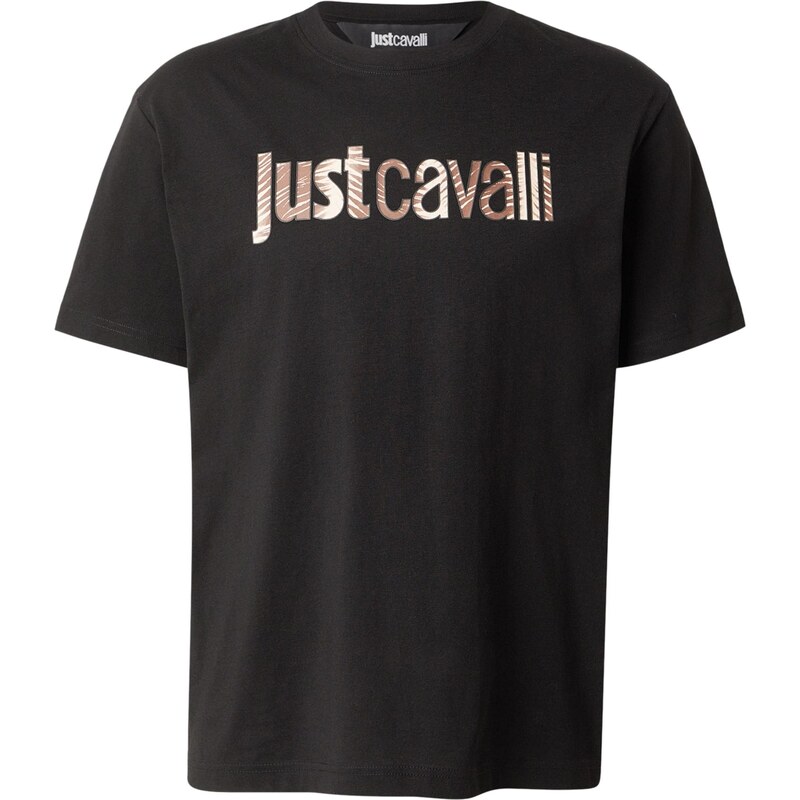 Just Cavalli Tričko svetlohnedá / čierna 67415504