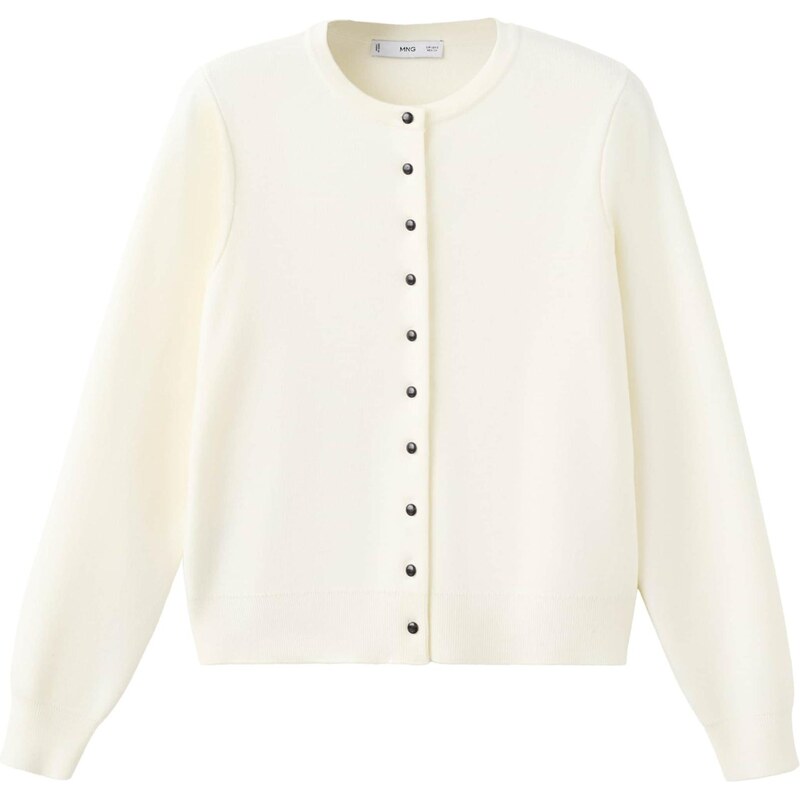 MANGO Kardigán IVAN krémová 67415336