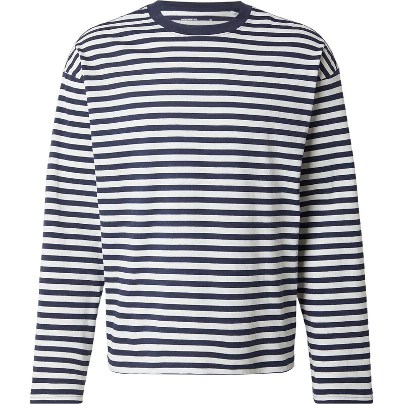 WEEKDAY Tričko námornícka modrá / šedobiela 67415521