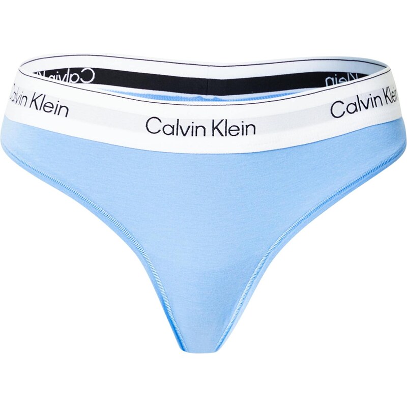Calvin Klein Underwear Tangá svetlomodrá / čierna / biela 67415550