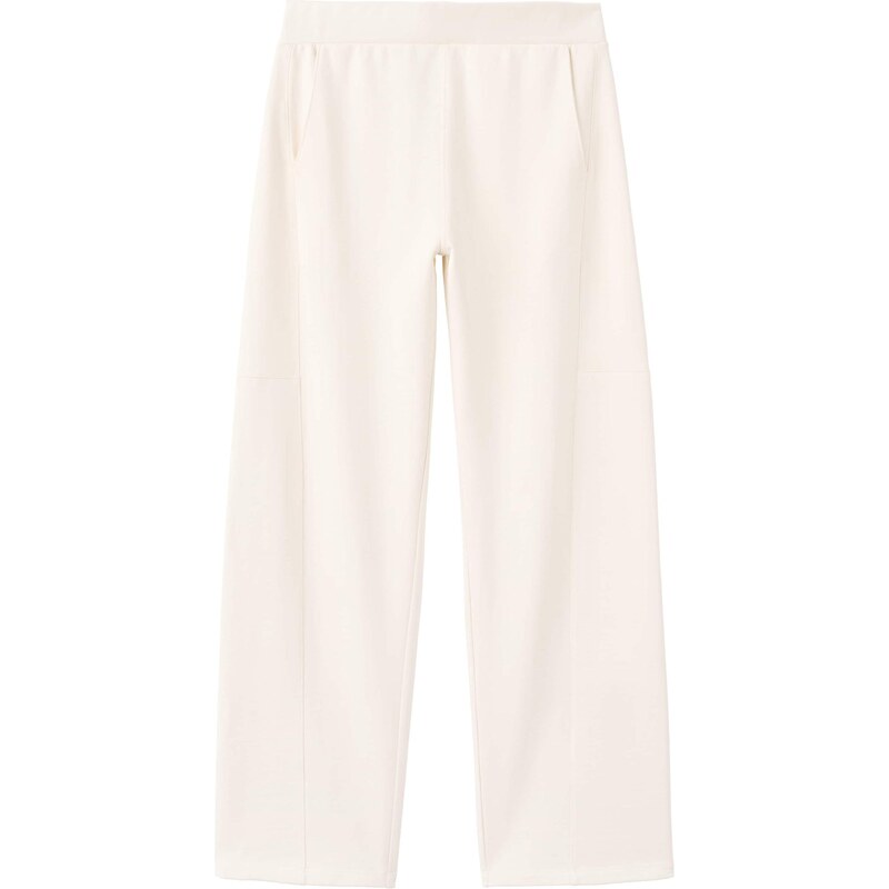 MANGO Nohavice KORA pastelovo žltá 67415343