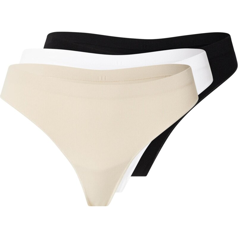 ONLY Tangá ONLVICKY béžová / čierna / biela 67415564