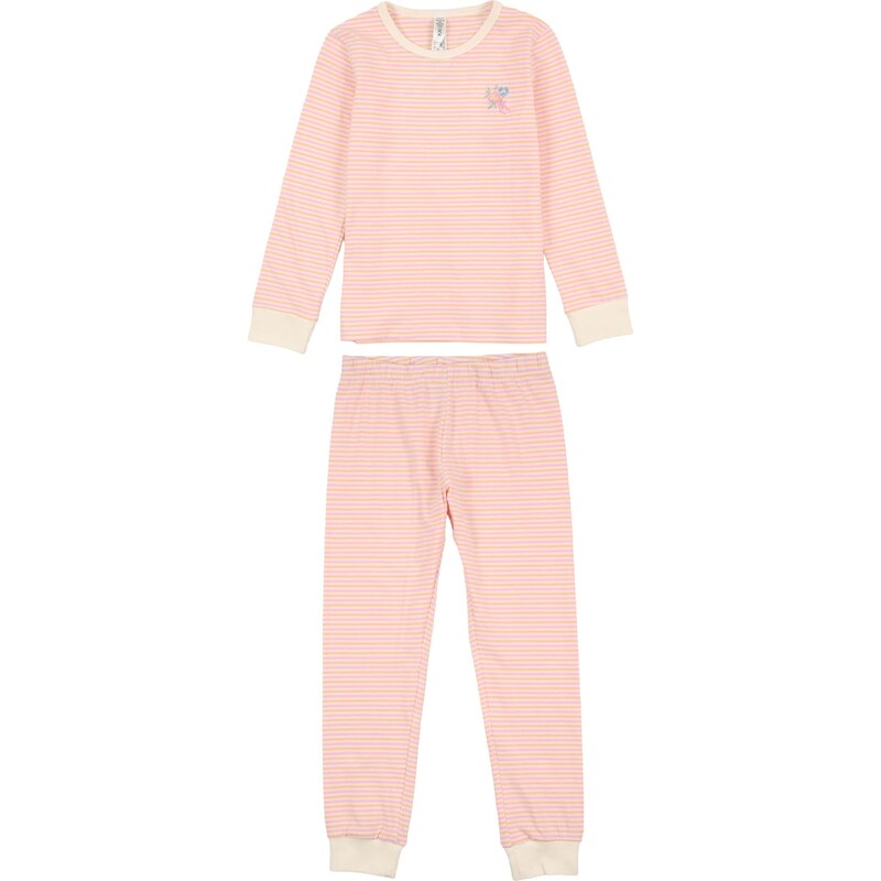 Lindex Pyžamo svetlomodrá / eozín / biela ako vlna 67416633