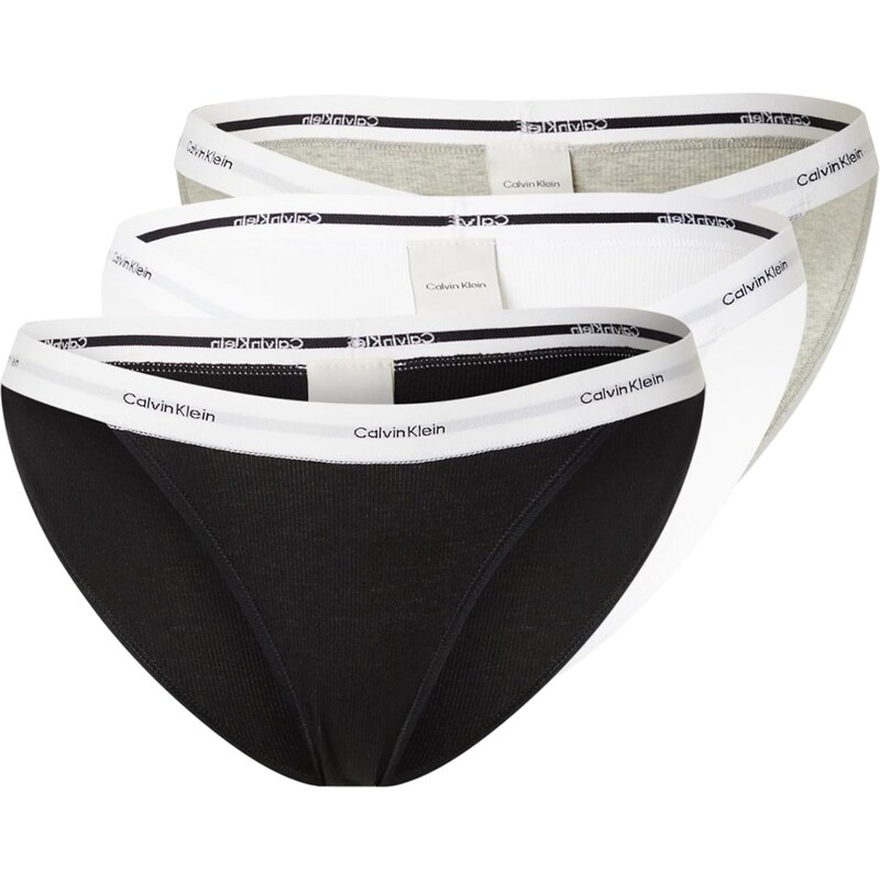 Calvin Klein Underwear Nohavičky sivá / sivobéžová / čierna / biela 67416666