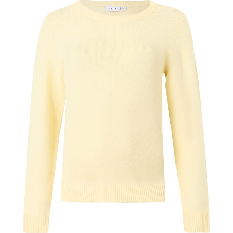 VILA Sveter VIRil pastelovo žltá 67416803