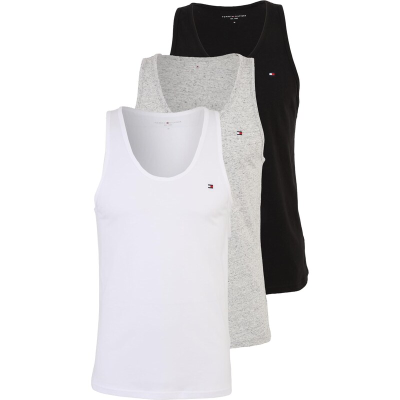 Tommy Hilfiger Underwear Tielko svetlosivá / čierna / biela 67416816