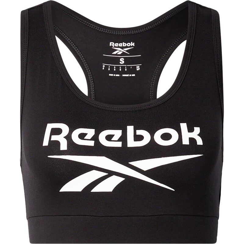 Reebok Športový top MONROE čierna / biela 67416838