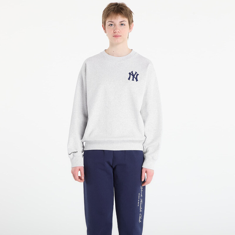 Mikina Sporty & Rich Heritage Yankees Serif Crewneck UNISEX Heather 67418219