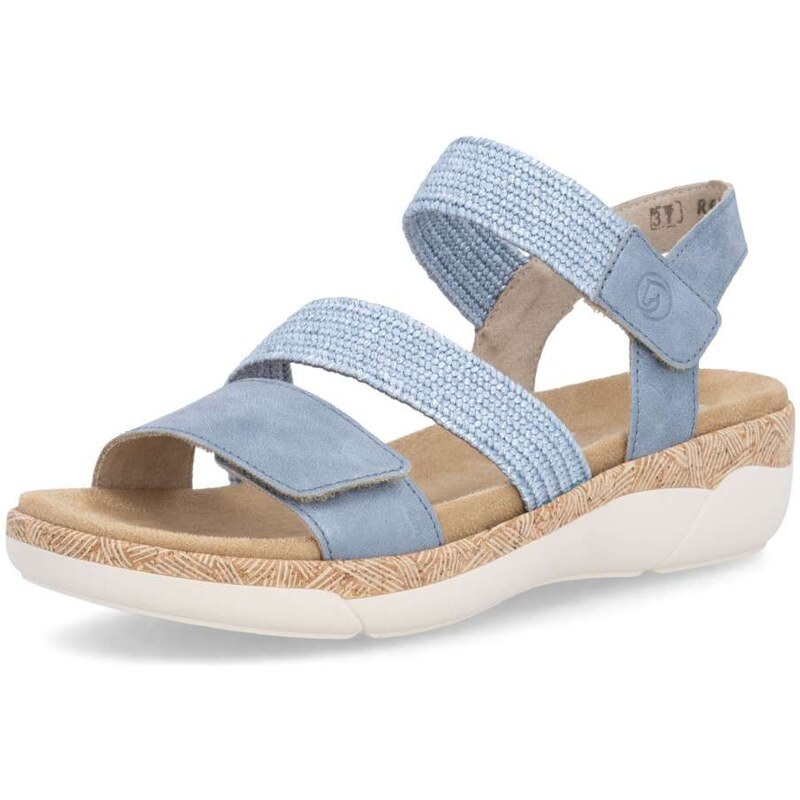 RIEKER Dámske sandále REMONTE R6861-12 modrá S6 67417904