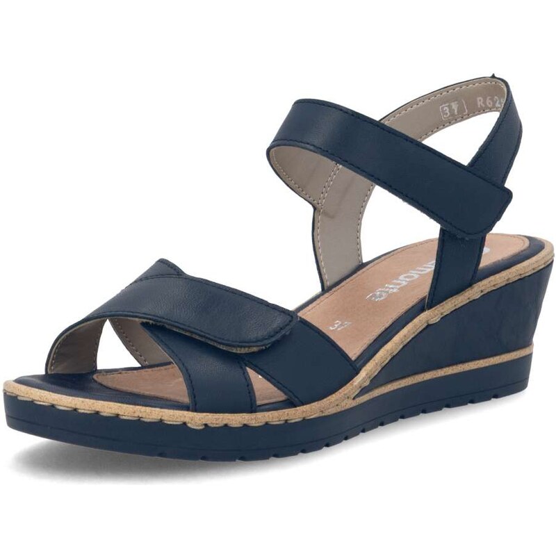 RIEKER Dámske sandále REMONTE R6252-16 modrá S6 67417903