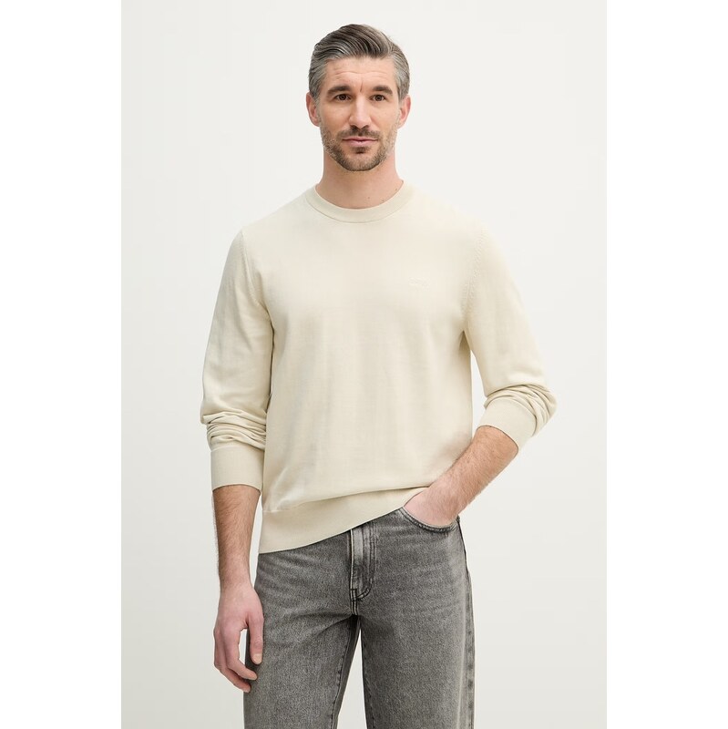 Bavlnený sveter BOSS Upacas-L 67418056