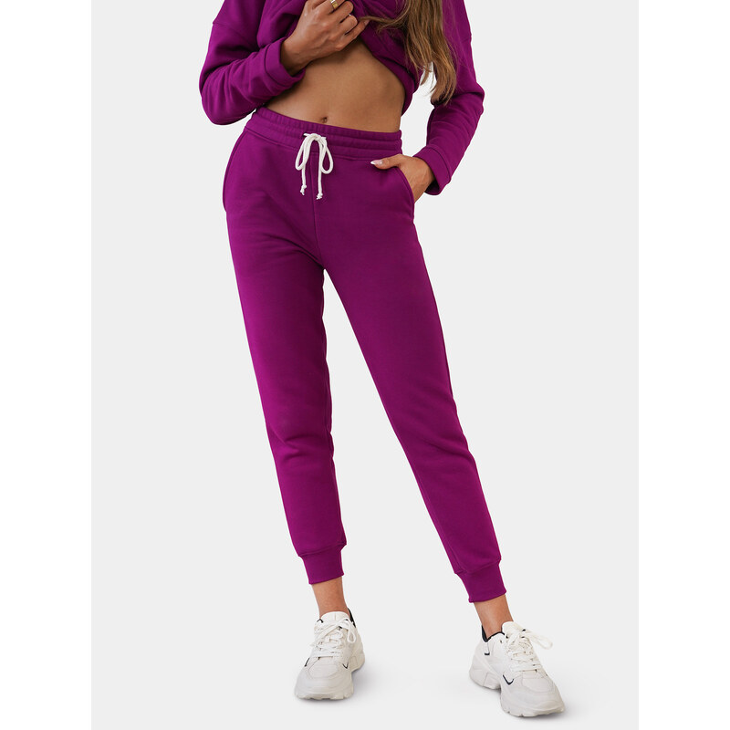 Dámske fialové tepláky Edoti 67444249