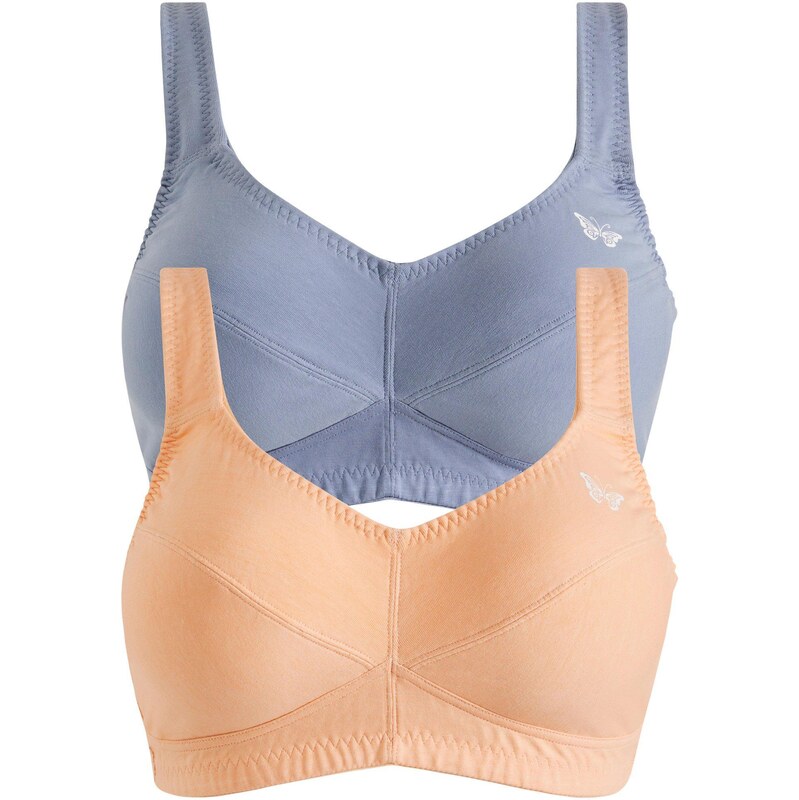 bonprix Podprsenka bez kostíc (2ks v balení) bio bavlna, farba 52417395