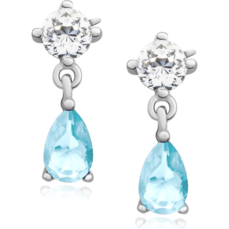Olivie Strieborné náušnice AQUA 4225 18405237