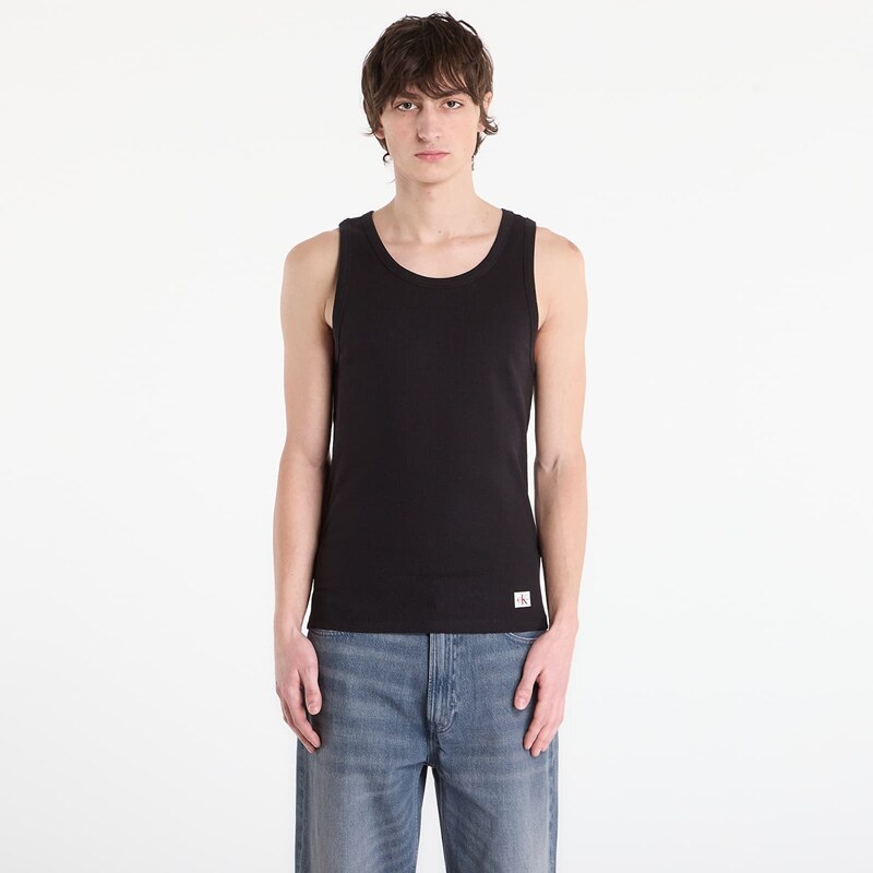 Calvin Klein Jeans 2X2 Rib Badge Tank Black XL 67422408