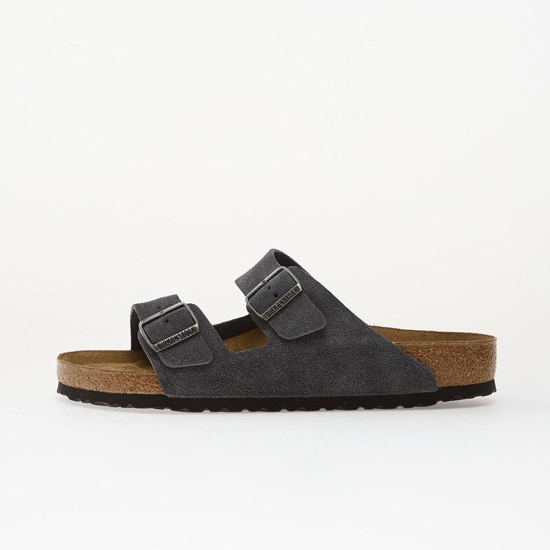 Birkenstock Arizona Suede Leather Unisex Charcoal 67422465