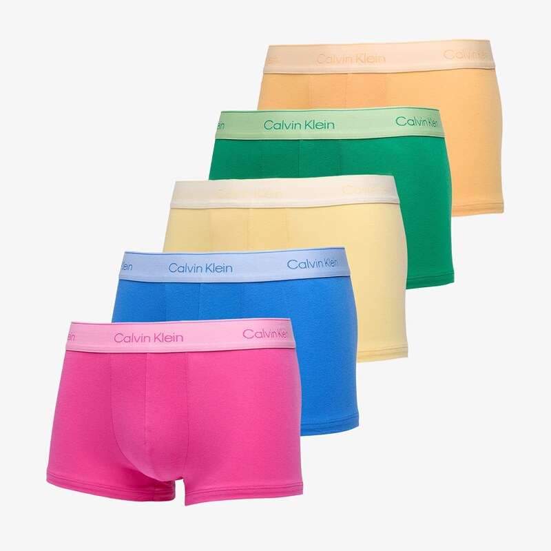Boxerky Calvin Klein Low Rise Trunk 5-Pack Yellow XL 67422443