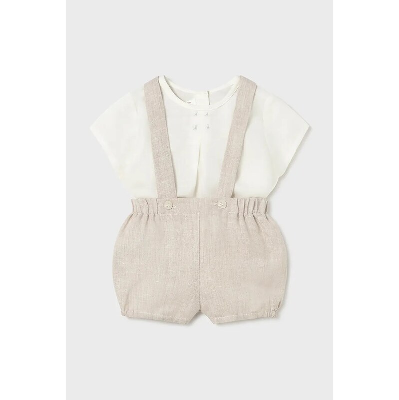 Detská súprava s prímesou ľanu Mayoral Newborn 67422580