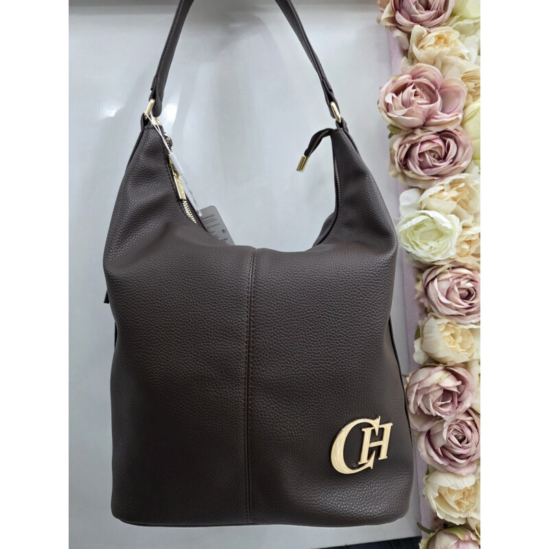 E-shop Katrins Fashion Hnedá kabelka na plece Chiara