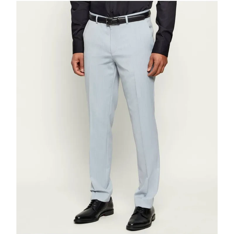 HUGO Vlnené nohavice Hesten253X | Extra slim fit 67426069