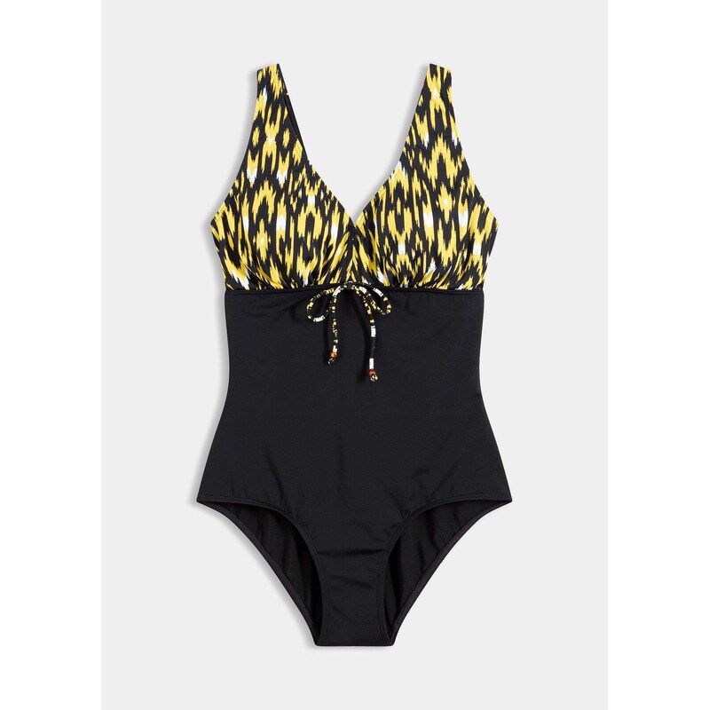 bonprix Jednodielne sťahovacie plavky, stredný tvarujúci efekt, farba 67426265