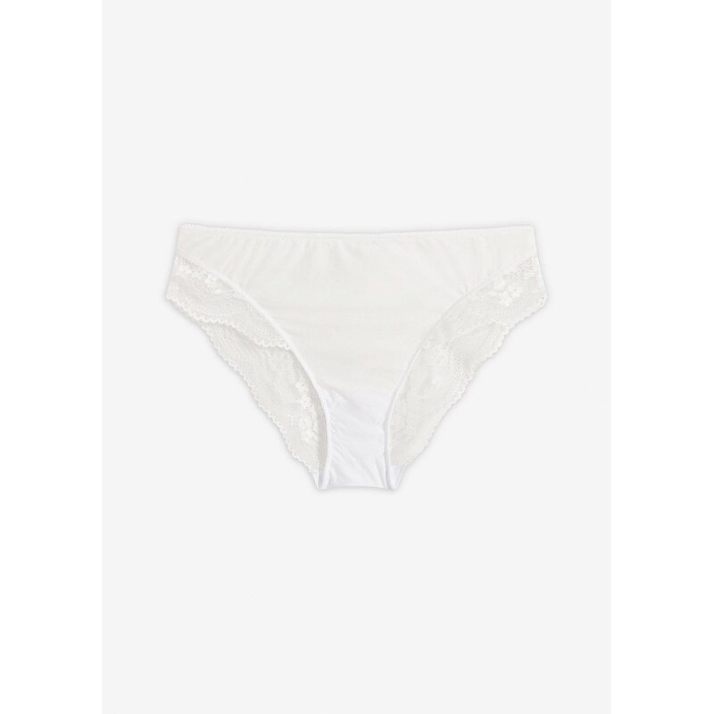 bonprix Bokové nohavičky, farba biela 67426313