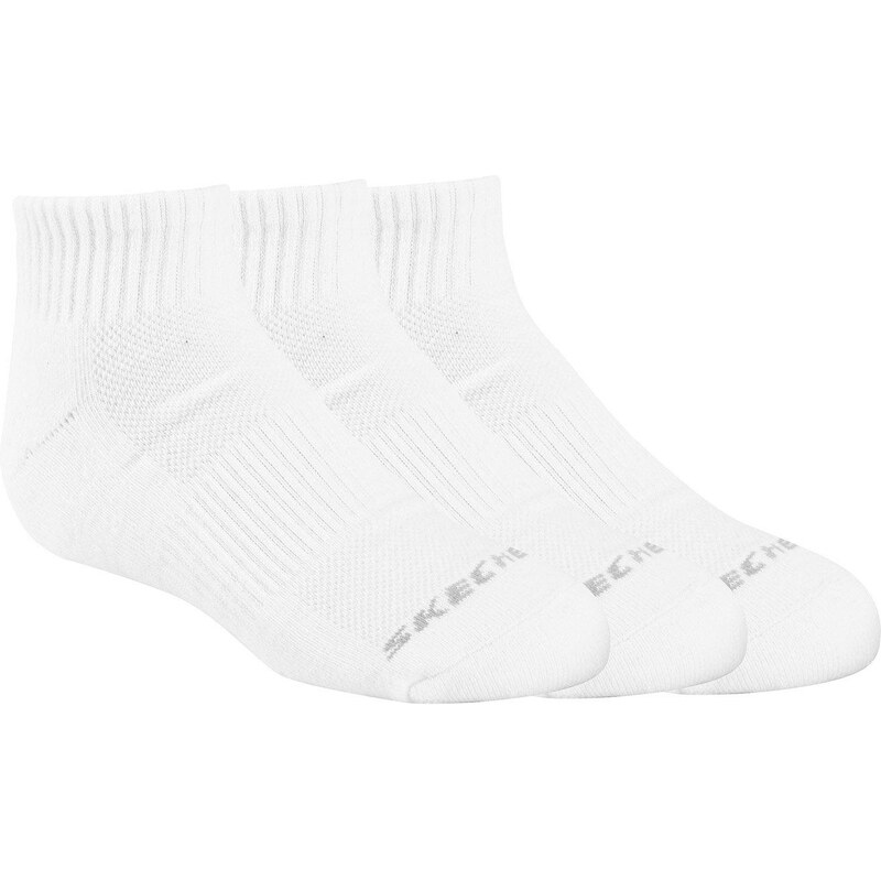 bonprix Krátke ponožky Skechers (3 ks v balení), farba biela 67426374