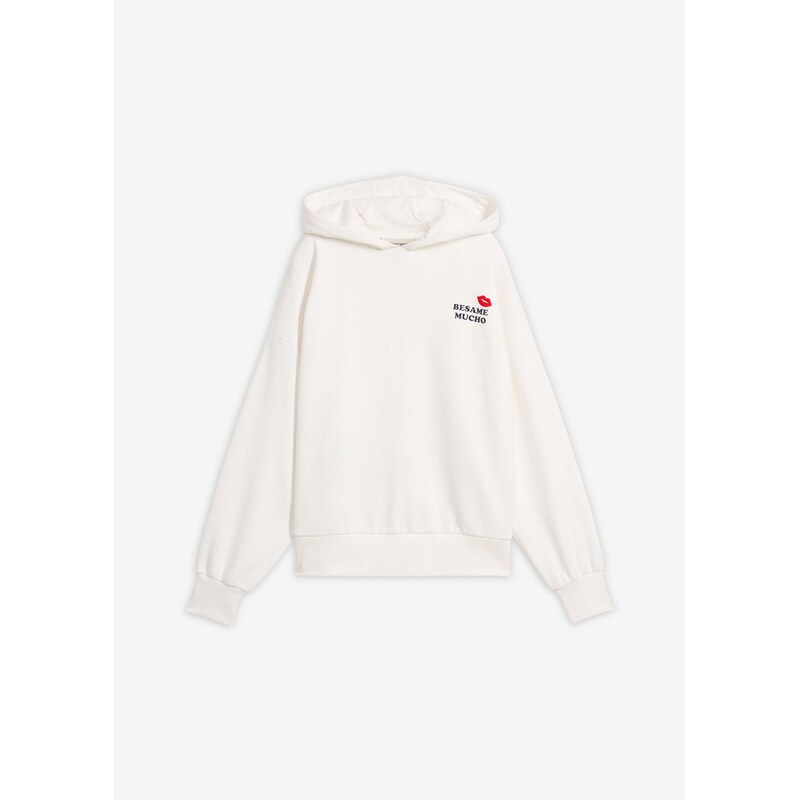 bonprix Oversize mikina, farba biela 67426418