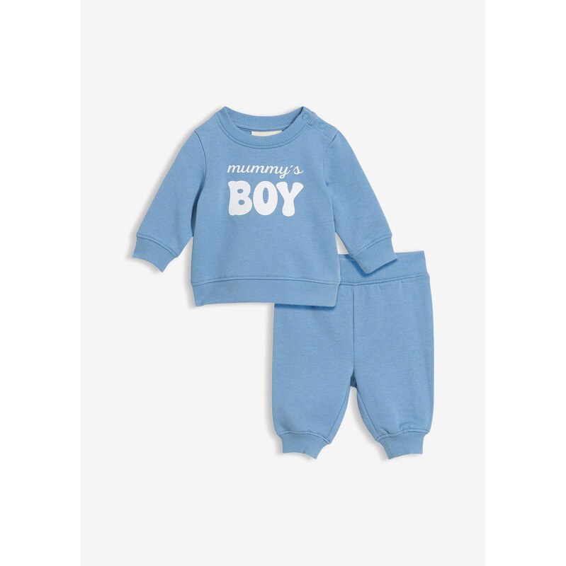 bonprix Mikina a nohavice (2-dielna sada), z čistej bio bavlny, farba 67426585