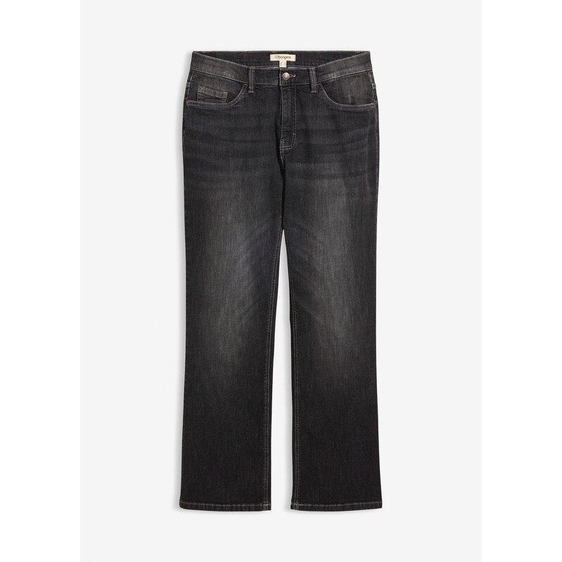 bonprix Džínsy, Regular Fit, rozšírené, farba čierna 67426598