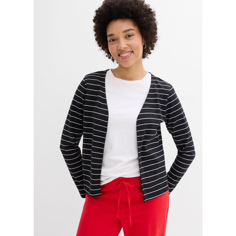 bonprix Úpletový džersjový sveter, z ťažkej kvality, z čistej bio 67426439