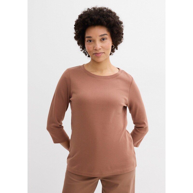 bonprix Tričko, ťažký džersej, s bio bavlnou (3 ks v balení), farba 67426438