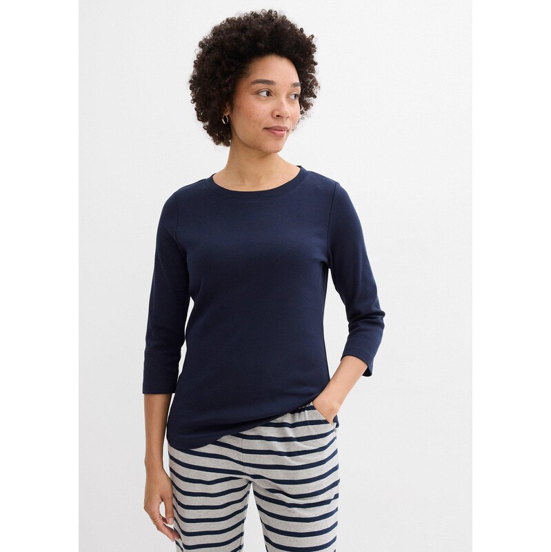 bonprix Tričko, ťažký džersej, s bio bavlnou (3 ks v balení), farba 67426437