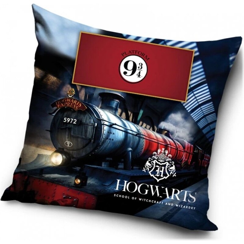Carbotex Velúrový vankúš Harry Potter – Expres do Rokfortu 67426927