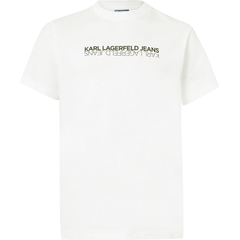 KARL LAGERFELD JEANS Tričko čierna / biela 66858420